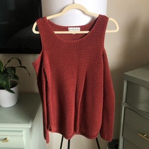 Cold Shoulder Sweater